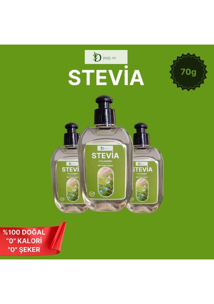 Stevia Şeker Otu Kullanıma Hazır 140 gr 2 Adet fiyatları