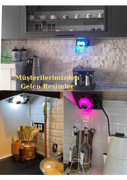 Dolap ve Tezgah Altı Bluetooth Müzik Çalar Prizmatik Venüs Kablolu (3 Metre)