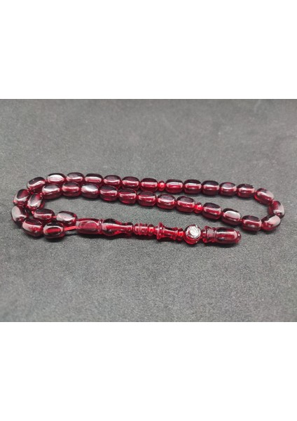 Isa Balkaya Usta Eseri Şenalp Model Faseta Kesim Eski Usul Havşalı Ateş-I Kehribar Sertifikalı 8300