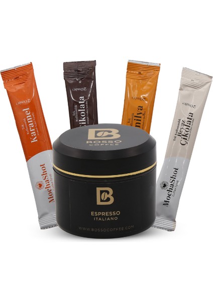 Italian Classic – Espresso Italiano Öğütülmüş Espresso + 4 Özel Deneyim Tek Kullanım Sosları indirimleri