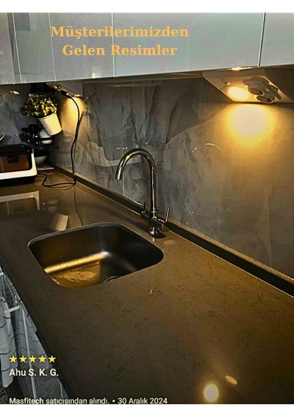 Dolap & Tezgah Altı Prizli Aydınlatma 3 Watt 4000k Günışığı