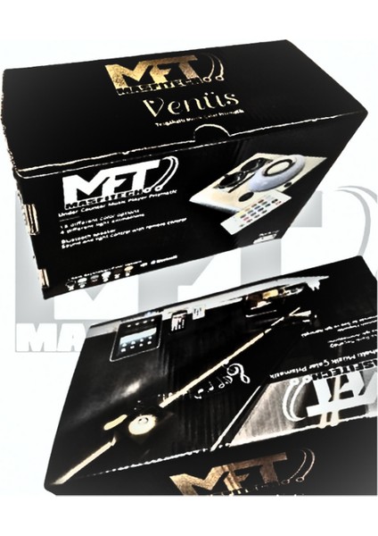 Dolap ve Tezgah Altı Bluetooth Müzik Çalar Prizmatik Venüs Kablolu (Kablo Uzunluğu 2 Metre)