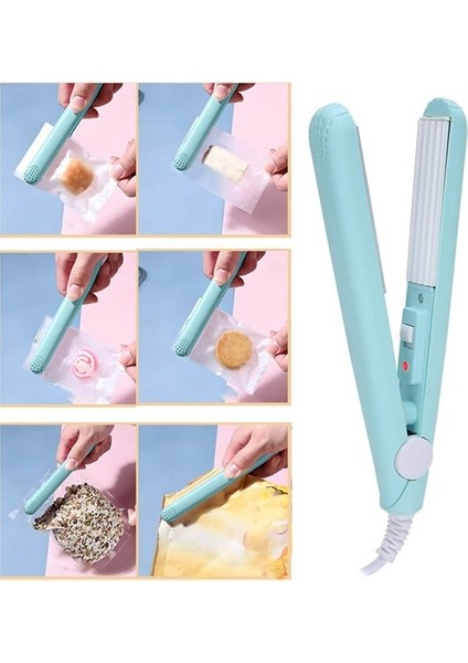 Mini Poşet Ağzı Yapıştırma Makinesi Isıtmalı Isı Presli Poşet Ambalaj Kapatıcı