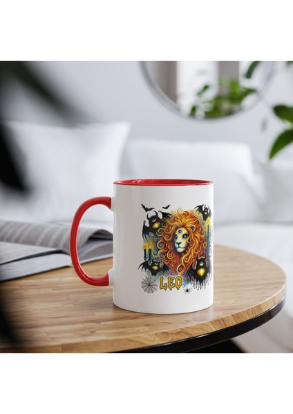 Aslan Burcu Baskılı Kupa