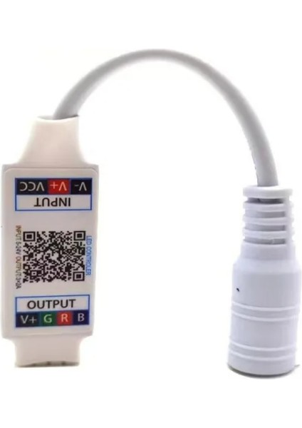 Bluetooth 6 Amper Rgb LED Kontrol Cep Telefonundan Beyaz