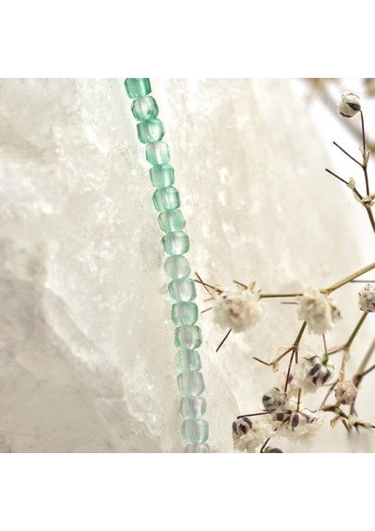 14 Ayar Altın Kaplama Doğal Gölgeli Yeşil Oniks Minimal Gümüş Bileklik - BGS00105 indirimleri