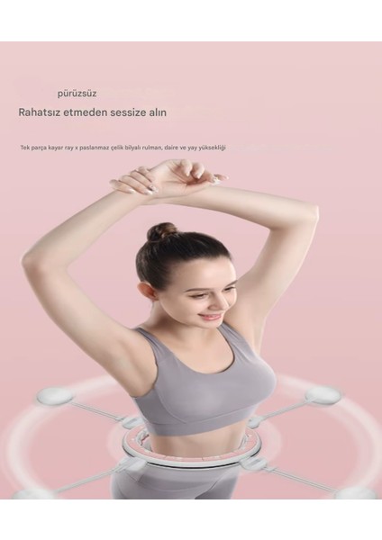 Akıllı LCD Ekranlı Egzersiz Çemberi Plates Egzersiz Halkası Bel Inceltme Çemberi fiyatları