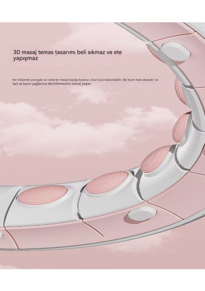 Akıllı LCD Ekranlı Egzersiz Çemberi Plates Egzersiz Halkası Bel Inceltme Çemberi fırsatları