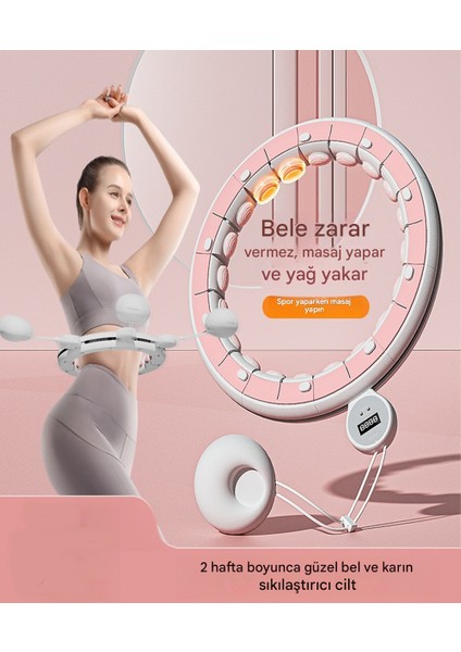 Akıllı LCD Ekranlı Egzersiz Çemberi Plates Egzersiz Halkası Bel Inceltme Çemberi indirimleri