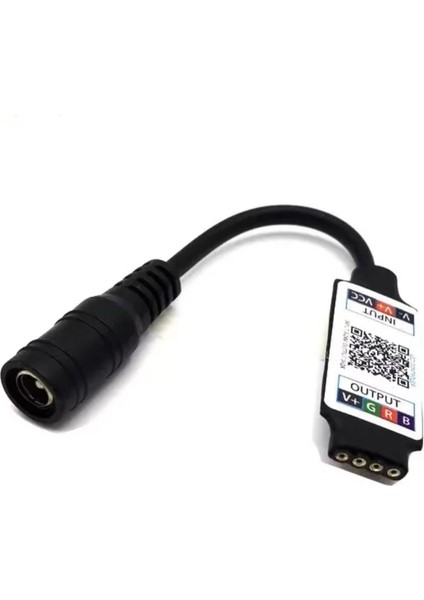 Bluetooth 6 Amper Rgb LED Kontrol Cep Telefonundan Siyah