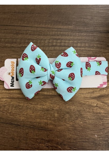 Yenidoğan Kız Bebek 1 Adet Çilekli Bone Bebek Bandana Şapka Başlık Fiyonklu Kurdeleli Çilek Saç Bandı Toka fiyatları