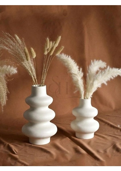 2'li Iskandinav Hm Model Vazo Set , Boğum Vazo Takım