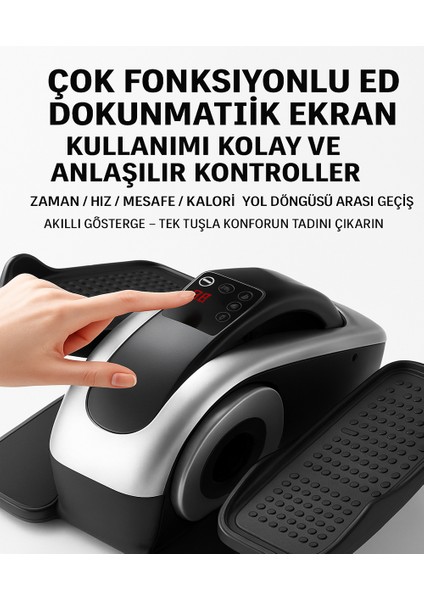 TY006 Otomatik Motorlu El ve Ayak Eliptik Kondisyon Bisikleti Ev Tipi Elektrikli Egzersiz Bisikleti Koşu Pedalı El Kol Ayak Egzersiz Pedalı modelleri