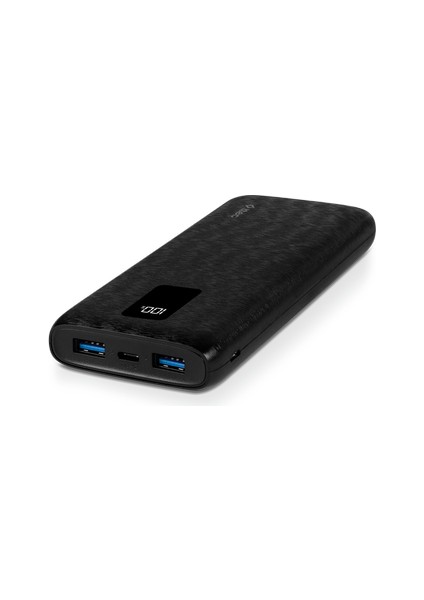 Powerslim Trio LCD 10.000MAH Pd 22,5W Dahili Kablolu Taşınabilir Şarj Aleti / Powerbank