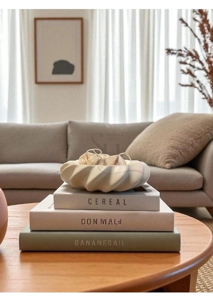 Dekoratif Dalga Model Çok Amaçlı Tabak & Tepsi
