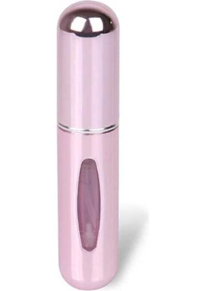 Parfüm Şişesinden Doldurulabilir Çanta Içi Parlak Pembe Mini Cep Parfüm Şişesi 5 ml