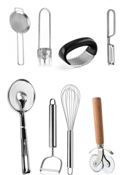 8 Parça Lüx Mutfak Çeyiz Pişirme Seti