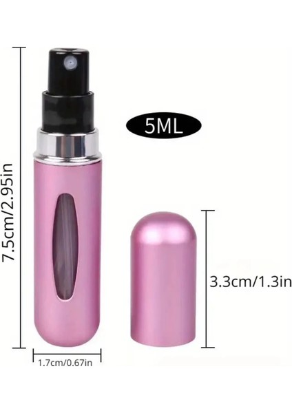 Taşınabilir ve Şık Cep Parfüm Şişesi - 4'lü Set (5 Ml) fiyatları