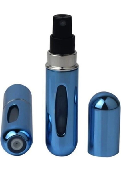 Mini Doldurulabilir Parfüm Şişesi Cep Parfüm Şişesi Seyahat Boy Mavi modelleri