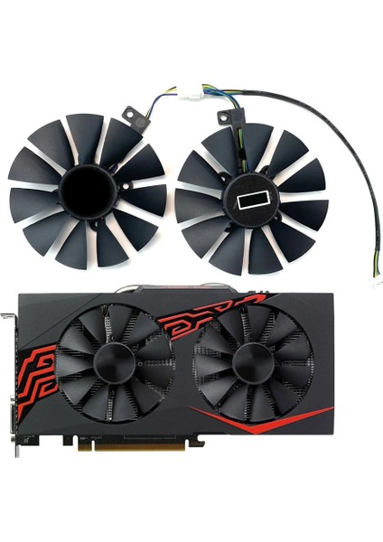 Asus Rx 470 480 570 580 Arez Expedition Ekran Kartı Fanı