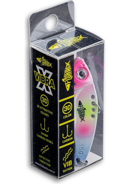 Vibrasyon Yem - Lrf/spin Jig - Fishack Vibrax - 15G 55MM - Candy Ice indirimleri