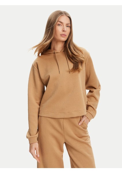 Guess V5YQ04KBSL2 3D Peony Hoodıe Kadın Sweatshirt fiyatları