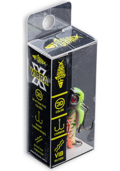 Vibrasyon Yem - Lrf/spin Jig - Fishack Vibrax - 7g 40MM - Uv Blaze - Uv Boyalı indirimleri