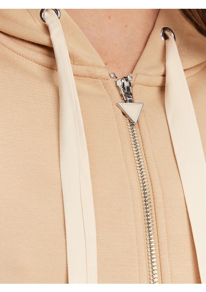 Guess W5YQ05KBYE2 New Hooded Scuba Kadın Sweatshırt indirimleri