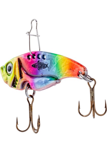 Vibrasyon Yem - Lrf/spin Jig - Fishack Vibrax - 15G 55MM - Rainbow Fury - Uv Boyalı fırsatları