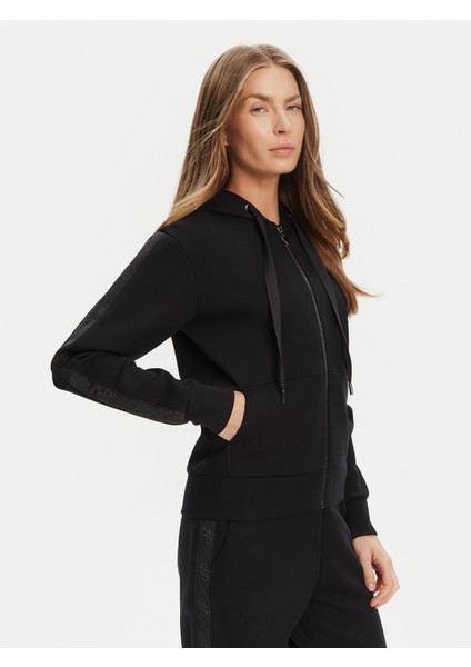 Guess W5YQ05KBYE2 New Hooded Scuba Kadın Sweatshırt