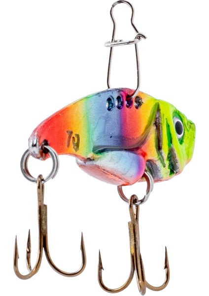 Vibrasyon Yem - Lrf/spin Jig - Fishack Vibrax - 7g 40MM - Rainbow Fury - Uv Boyalı fırsatları
