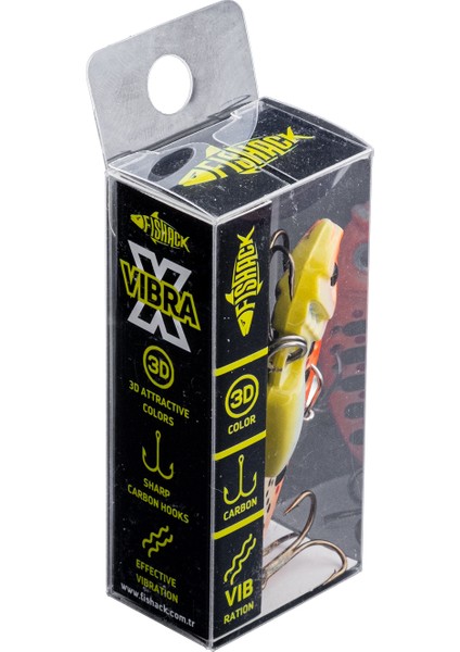 Vibrasyon Yem - Lrf/spin Jig - Fishack Vibrax - 15G 55MM - Fire Dot - Uv Boyalı indirimleri