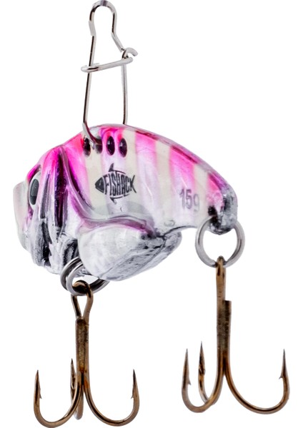 Vibrasyon Yem - Lrf/spin Jig - Fishack Vibrax - 15G 55MM - Rose Glow - Uv Boyalı modelleri