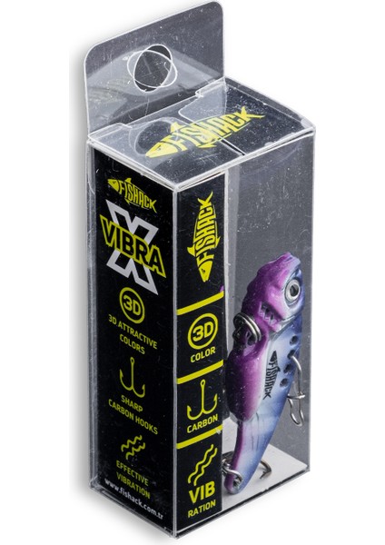 Vibrasyon Yem - Lrf/spin Jig - Fishack Vibrax - 7g 40MM - Electric Sunset - Uv Boyalı fırsatları