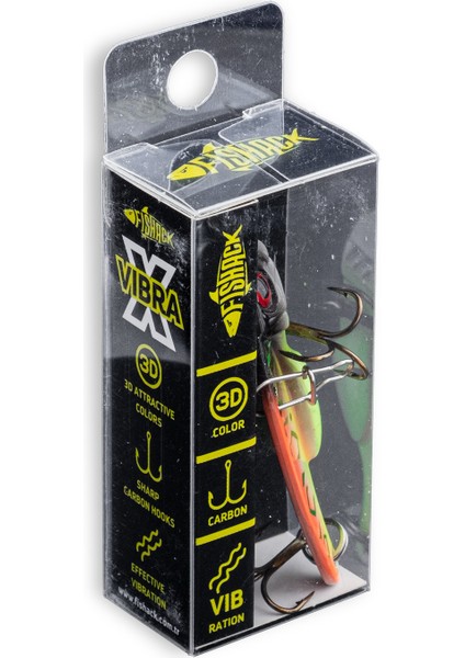 Vibrasyon Yem - Lrf/spin Jig - Fishack Vibrax - 15G 55MM - Uv Blaze - Uv Boyalı indirimleri