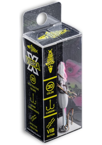 Vibrasyon Yem - Lrf/spin Jig - Fishack Vibrax - 7g 40MM - Candy Ice - Uv Boyalı indirimleri