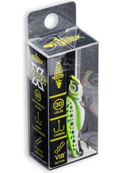 Vibrasyon Yem - Lrf/spin Jig - Fishack Vibrax - 7g 40MM - Fire Gill - Uv Boyalı indirimleri