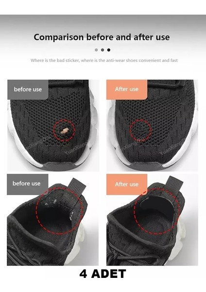 Ayakkabı Arkası Vurmalarına Karşı,ayakkabı Vurma Önleyici,topuk Koruyucu Bant 4 Adet indirimleri