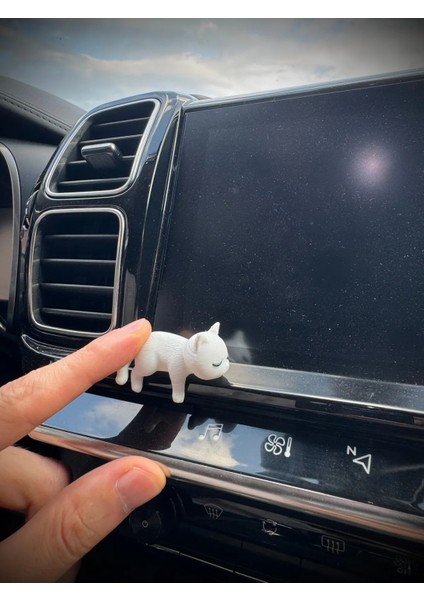 Sevimli Uyuyan Kedi Araba Dikiz Aynası Süsü - Araç Içi Aksesuar Süsü - Mutfak Süsü fırsatları