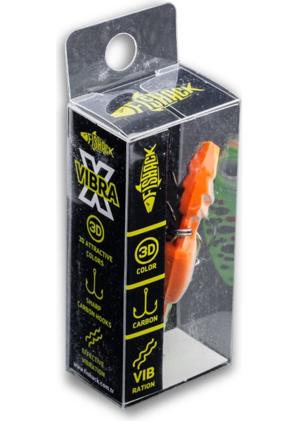 Vibrasyon Yem - Lrf/spin Jig - Fishack Vibrax - 15G 55MM - Fire Gill - Uv Boyalı indirimleri