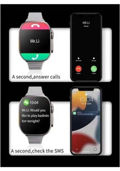 Vwar Zd8 Ultra Max Unisex Akilli Saat indirimleri