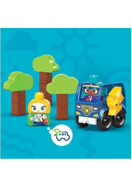 HDX90 Mega Bloks, Doğa Dostu Otobüs Seti, 36 Parça, +1 Yaş fırsatları