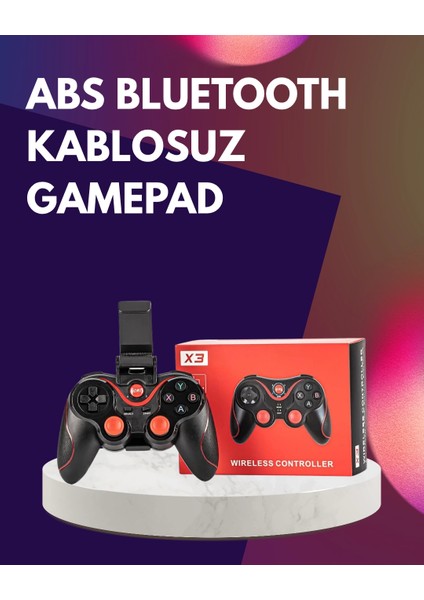 Şarj Edilebilir Kablosuz Oyun Kumandası Yüksek Performanslı
