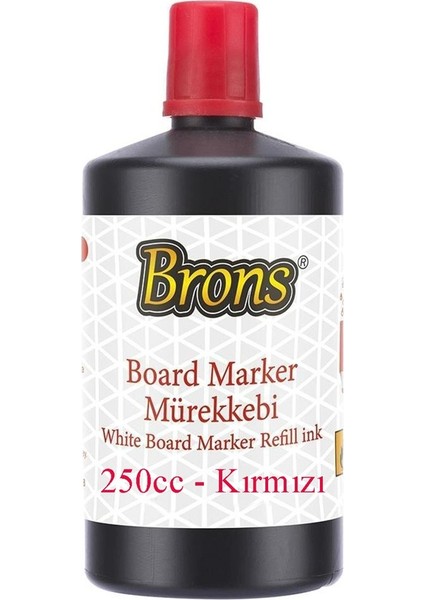 Yazı Tahta Kalem Mürekkebi 250 ml 1 Adet Brons Tahta Kalemi Mürekkebi Kolay Silinebilir 250 gr Okul Sınıf
