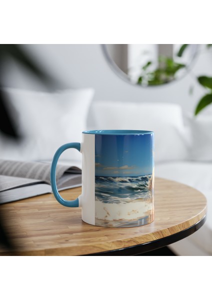 At Desenli Baskılı Kupa Bardak