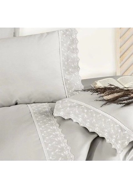 Clasy Ranforce Nevresim Takımı Çift Kişilik Britta V3 Gri fiyatları