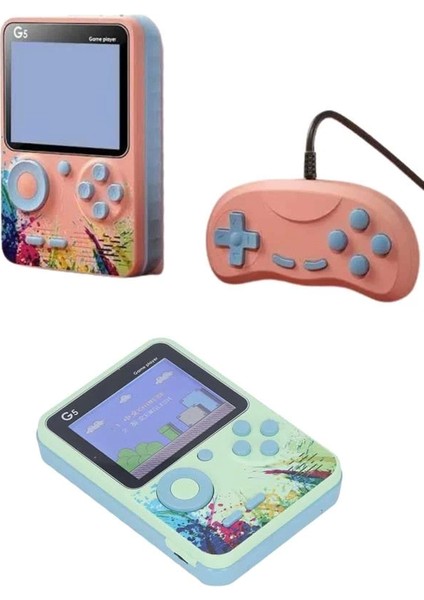 3.5 Inç Klasik Retro LCD Ekran 500 Oyunlu Oyun Konsolu Taşınabilir modelleri