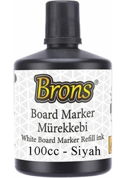 Yazı Tahta Kalem Mürekkebi 100 ml 1 Adet Brons Tahta Kalemi Mürekkebi Kolay Silinebilir 100 gr Okul Sınıf