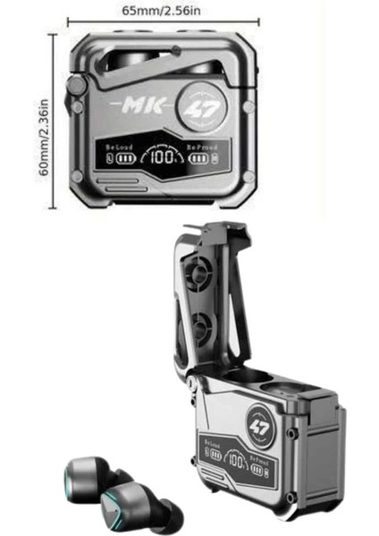 Gecikme Önleyici Oyuncu Kulaklığı Bluetooth Bağlantılı Anc Özelliği 5.0 Bluetooth