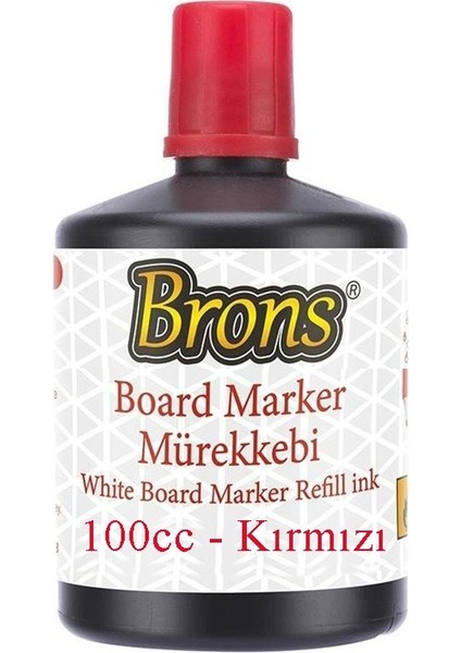 Yazı Tahta Kalem Mürekkebi 100 ml 1 Adet Brons Tahta Kalemi Mürekkebi Kolay Silinebilir 100 gr Okul Sınıf
